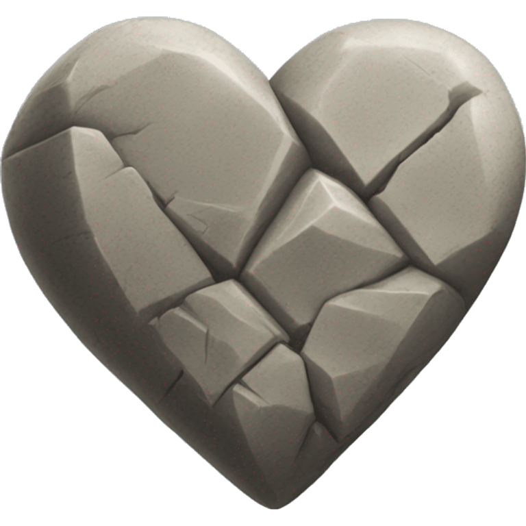 Heart of stone emoji