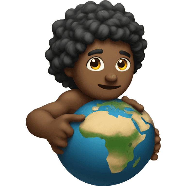 God holding the world emoji