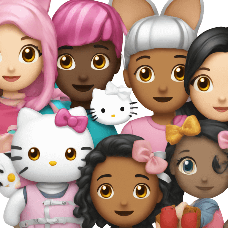 Hello kitty and friends  emoji