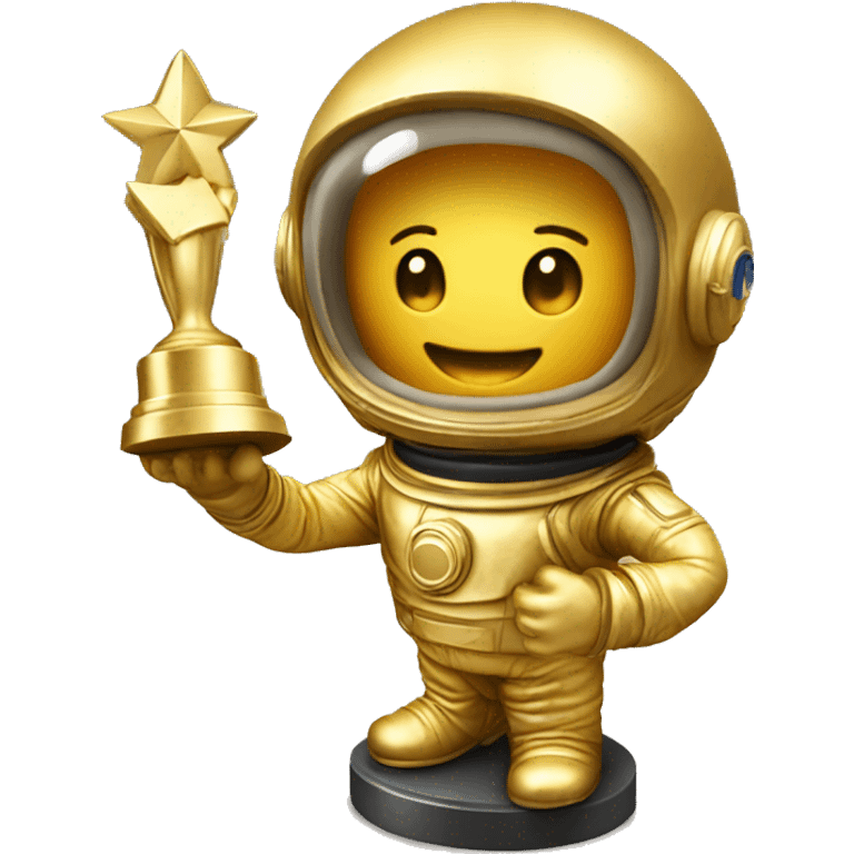 golden spaceman trophy emoji