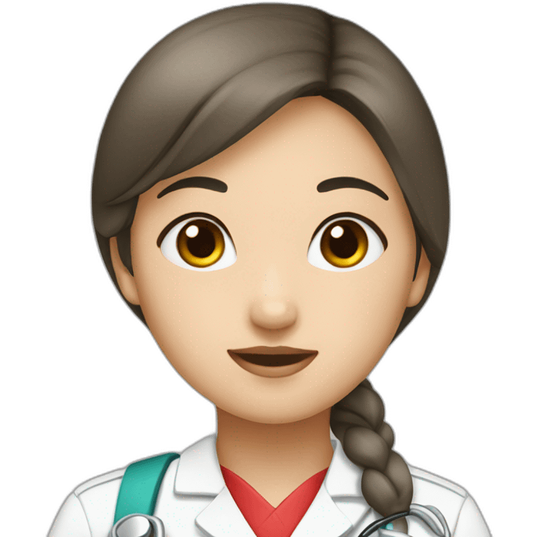 Girl nurse asiática emoji