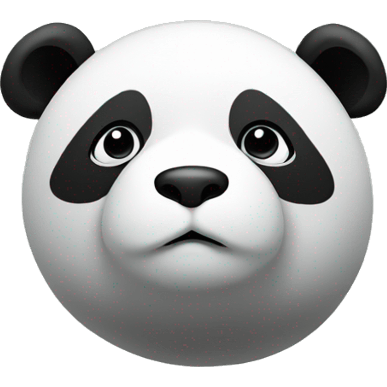 Panda thinking  emoji