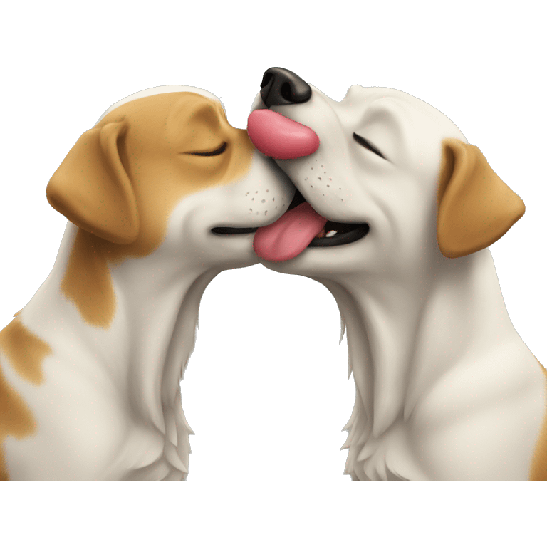 Dog kiss emoji