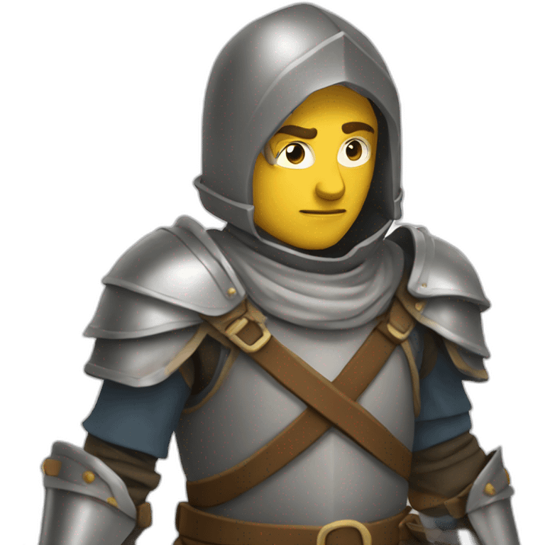 human medieval fighter adventurer emoji