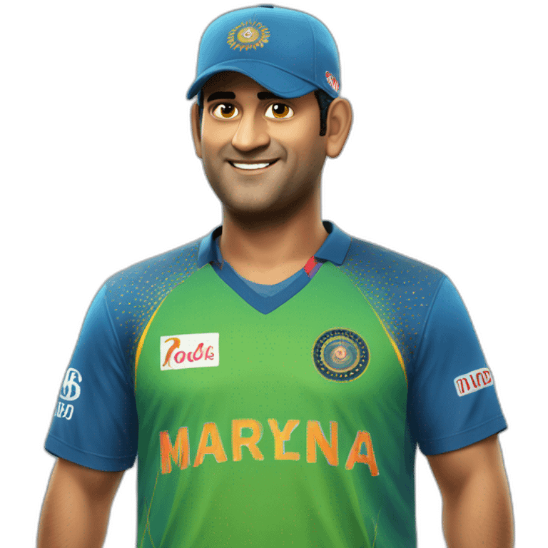 M s dhoni emoji