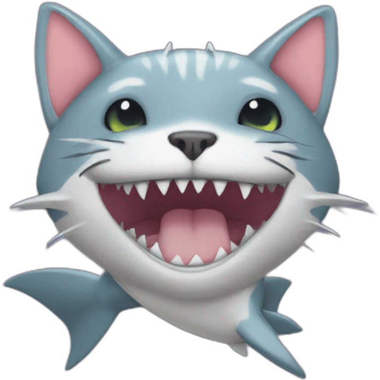 shark cat emoji