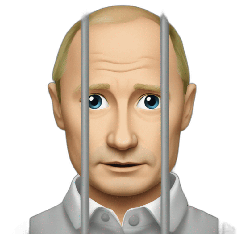 putin behind bars emoji