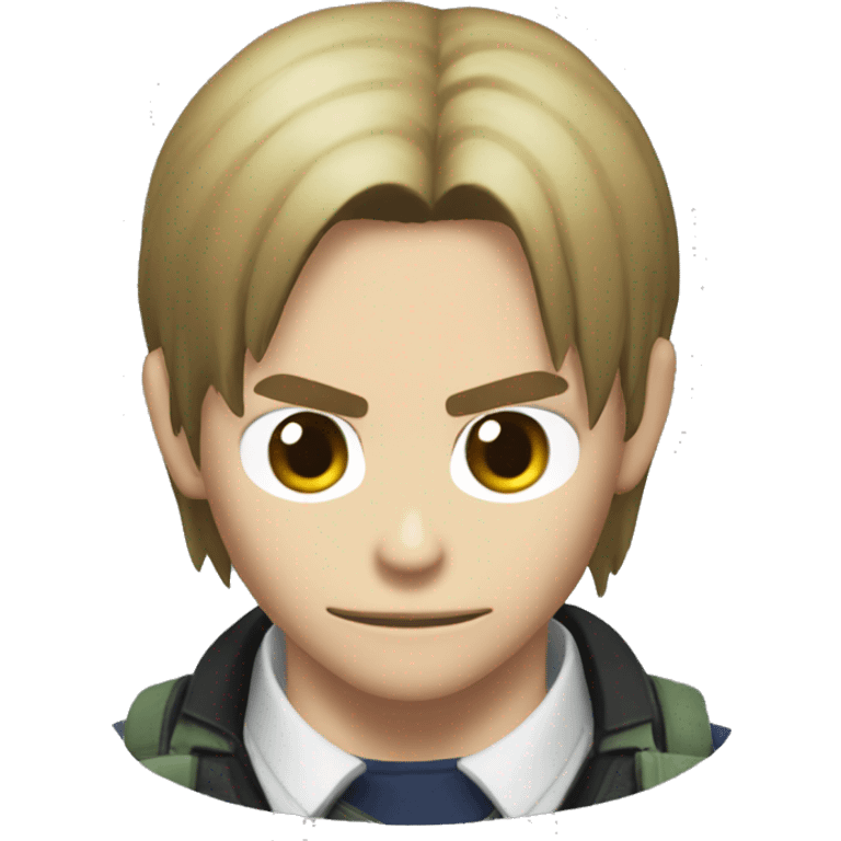 Leon Kennedy from resident evil emoji