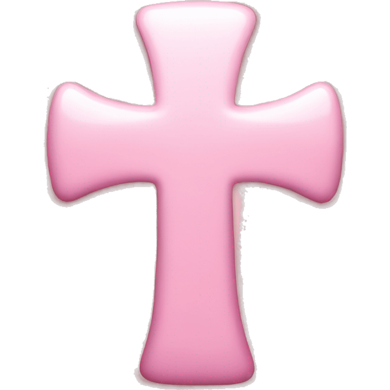 Baby pink cross emoji