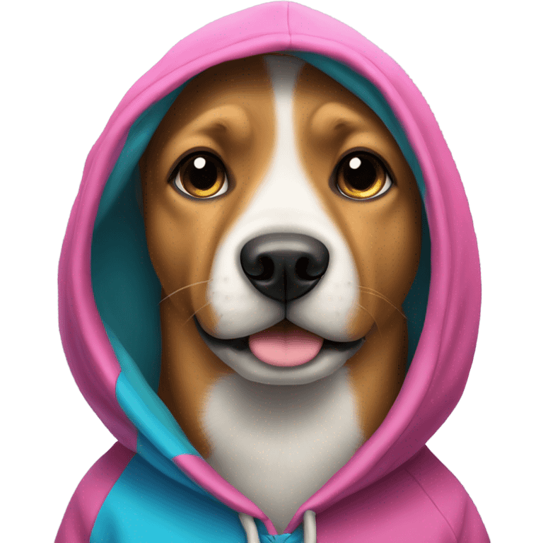 dog in a hoodie emoji