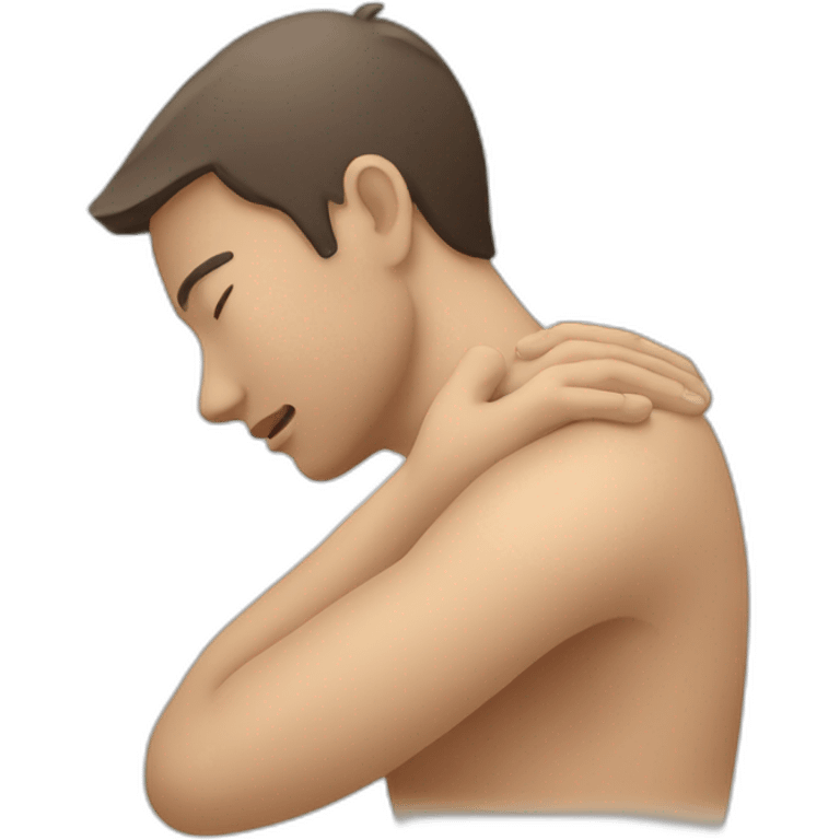 massage shoulder pain emoji