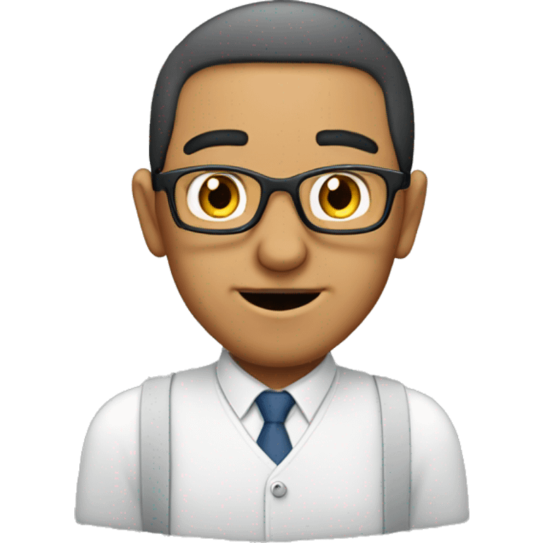 arab geek no glasses hearing aid emoji