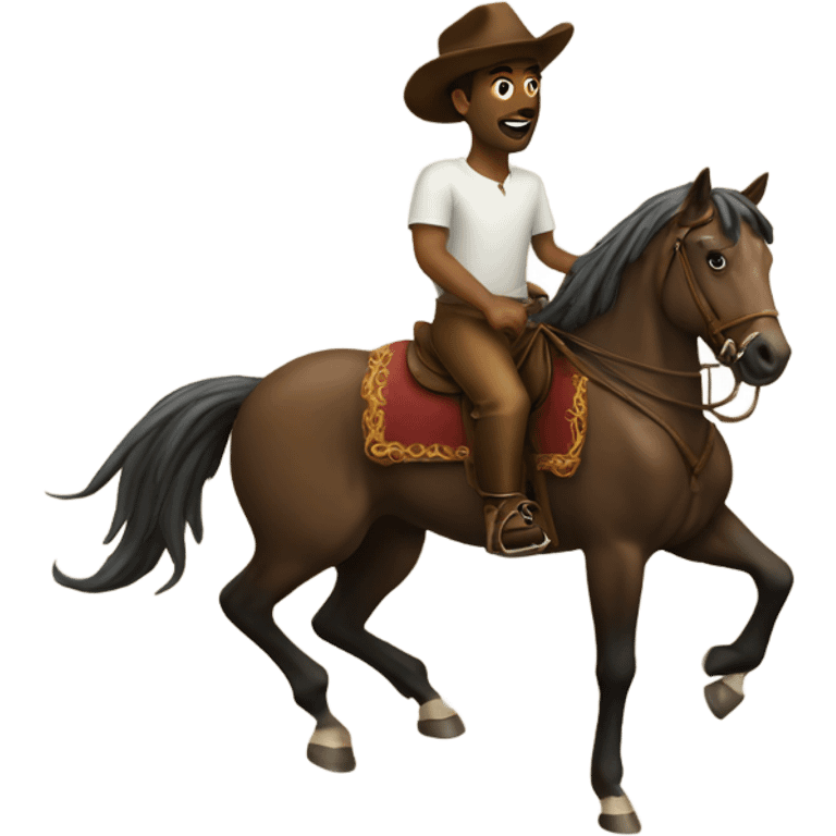 Guy on his high horse emoji