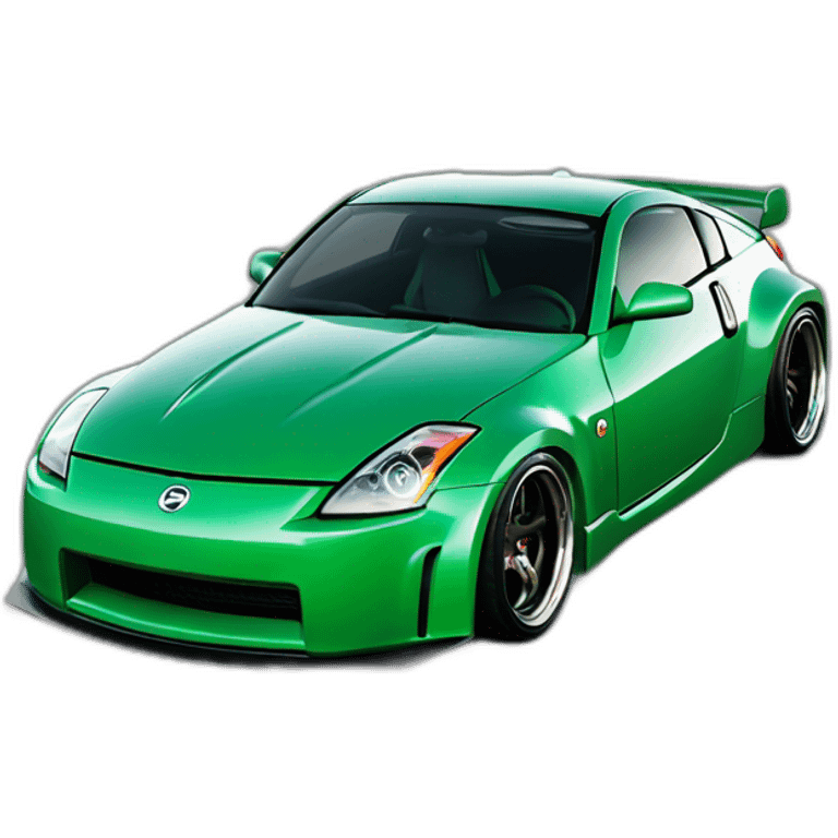 350z drift tuning green emoji