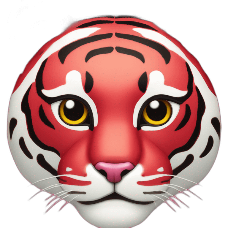 ruby tiger Japanese mask emoji