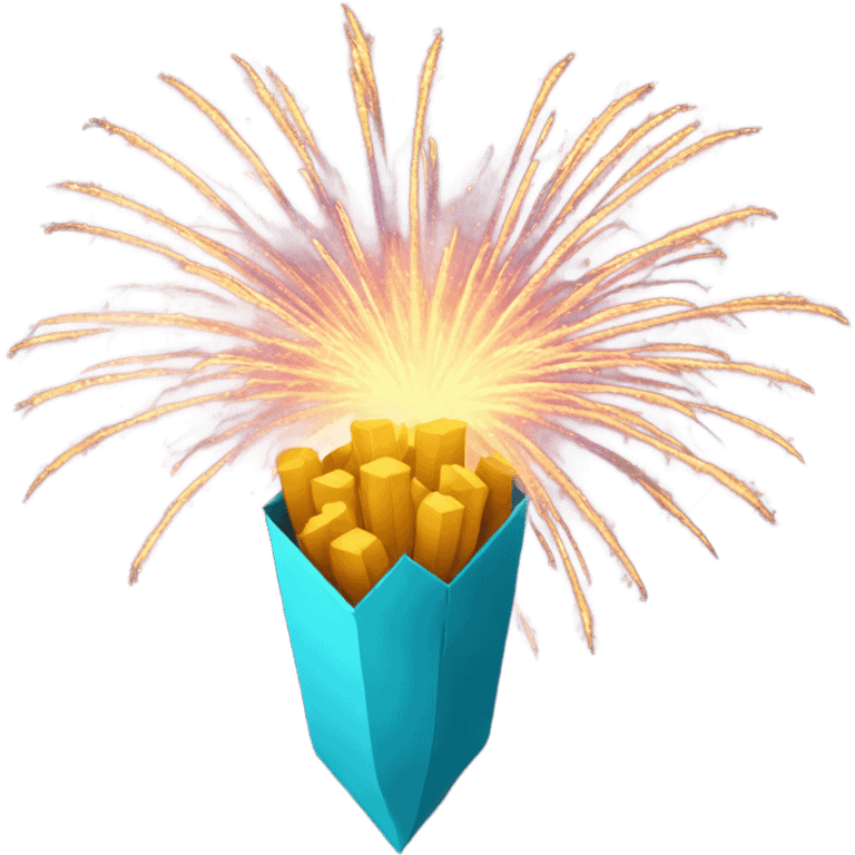 Firework to new year 2025 emoji