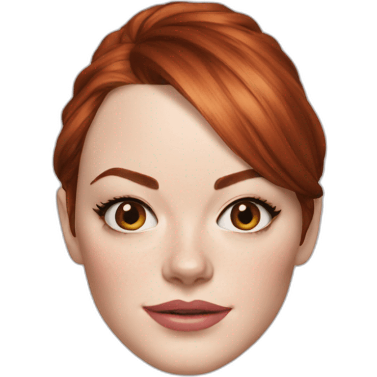 emma stone head only emoji