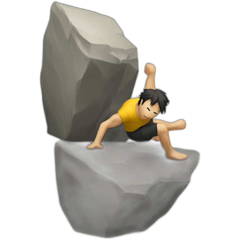 indoor bouldering japanese emoji