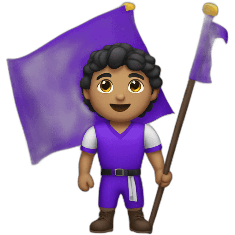 samuel flag purple team emoji