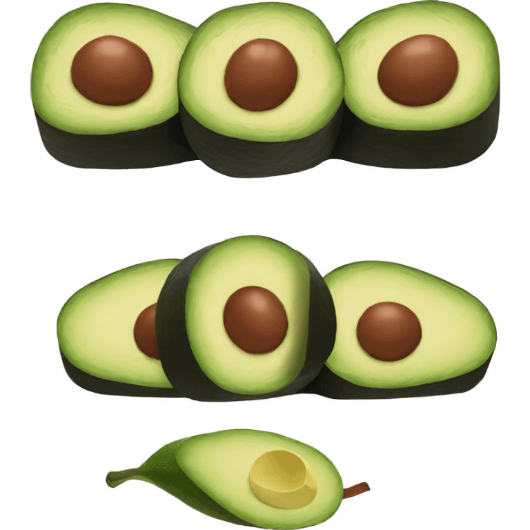 avocado maki emoji