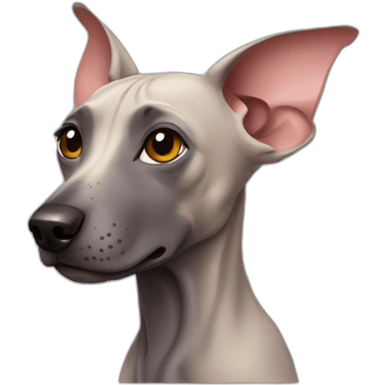 Peruvian hairless dog emoji