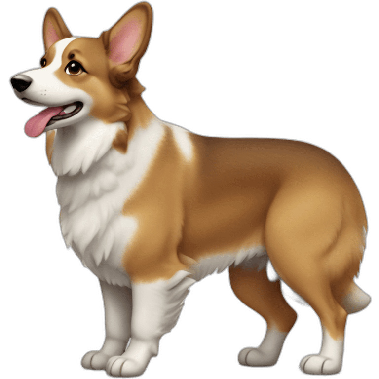 Cardigan welsh corgi short hair emoji