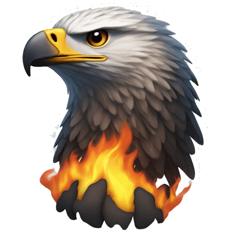 eagl on fire emoji