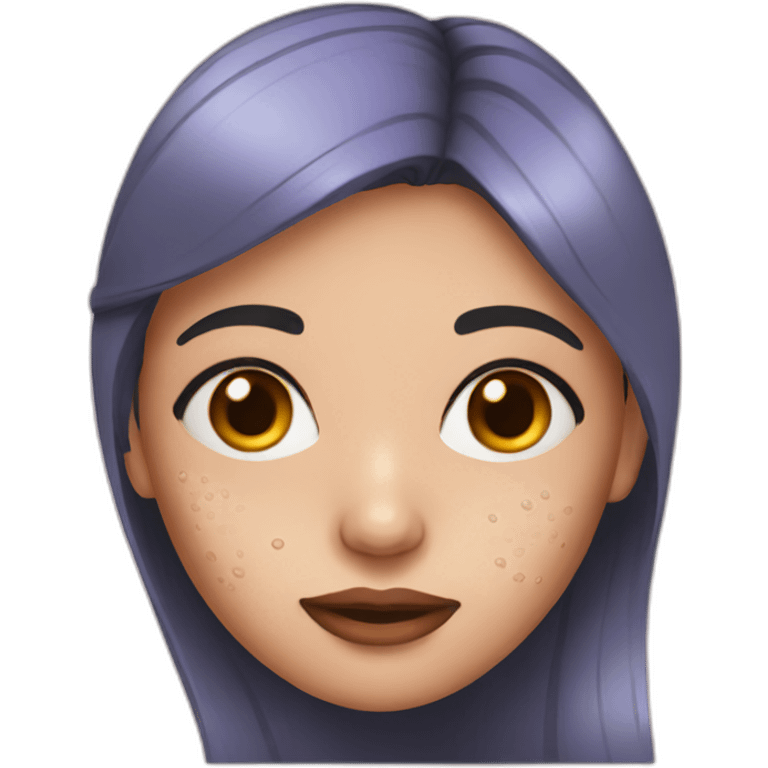 girl with acne emoji