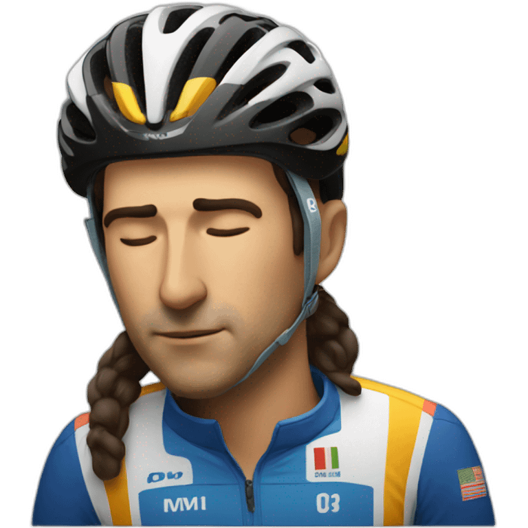 indurain face sleeping emoji