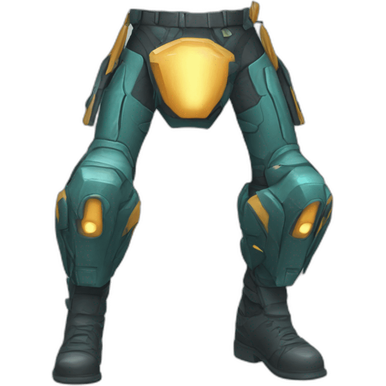 futuristic Galactic Vanguard armored Pants emoji