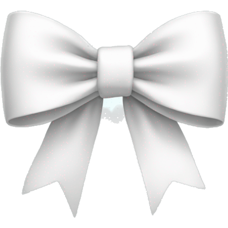 White bow emoji