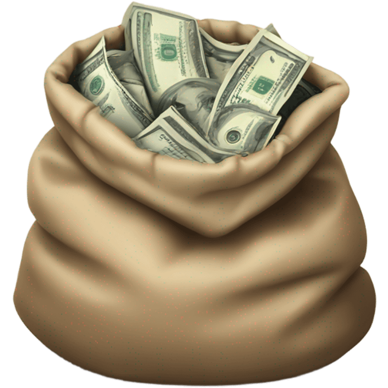 a bag of money emoji