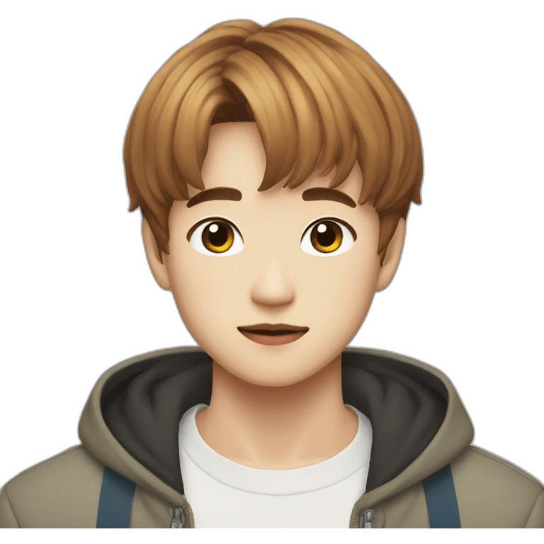 Haechan nct brown hair emoji