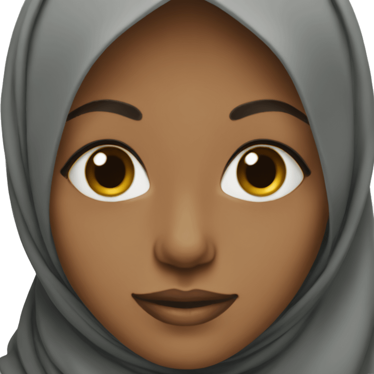 black hijabi emoji