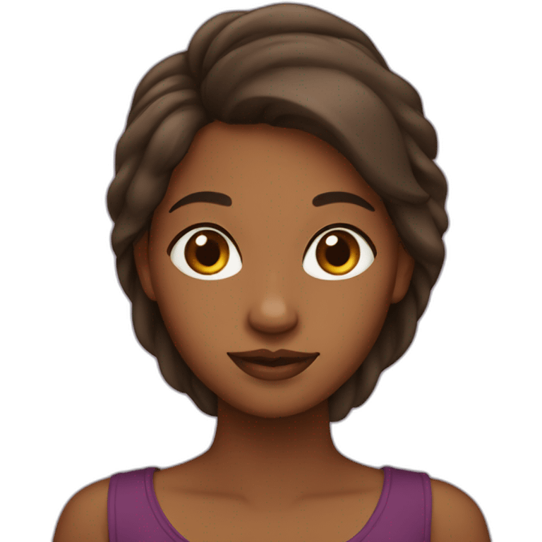 brown girl emoji