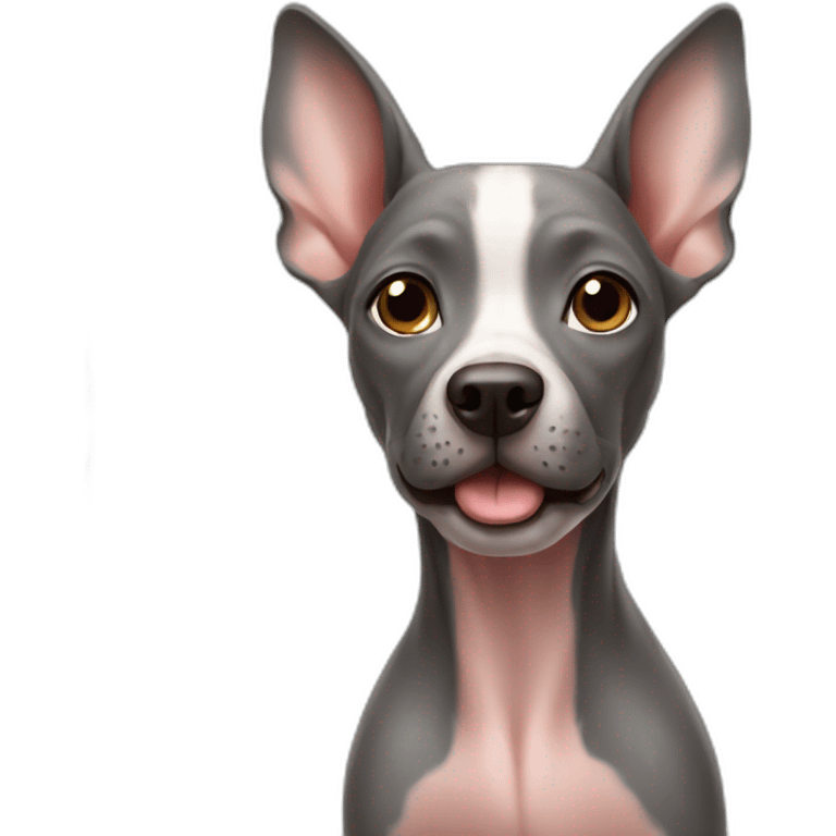 hairless dog from peru emoji