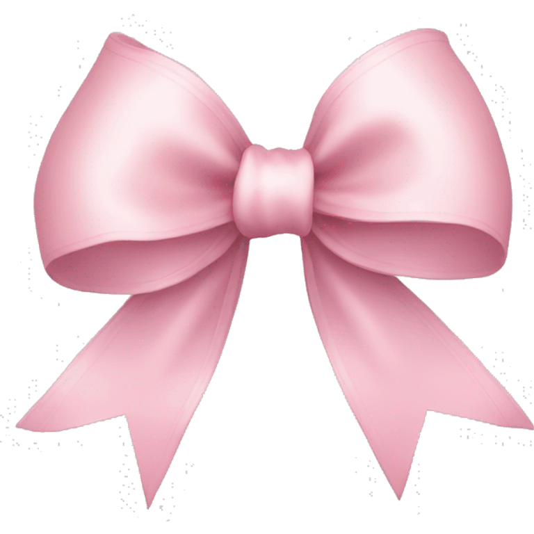 light pink ribbon bow emoji