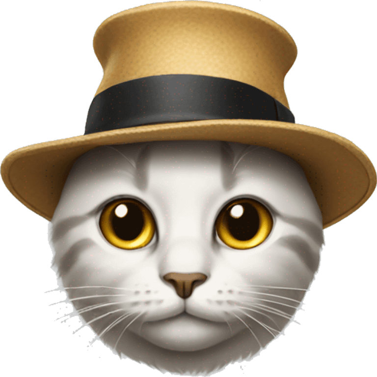 Cat in a hat  emoji