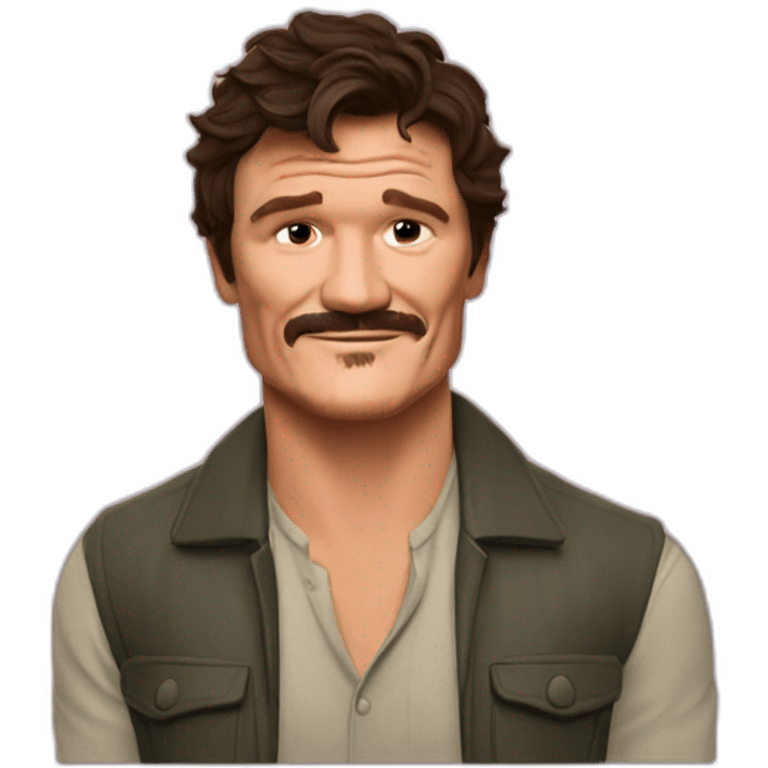 pedro pascal has an idea emoji