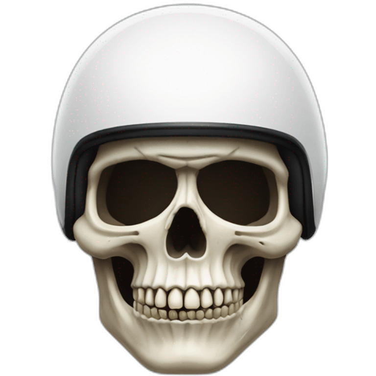 Racer skull emoji