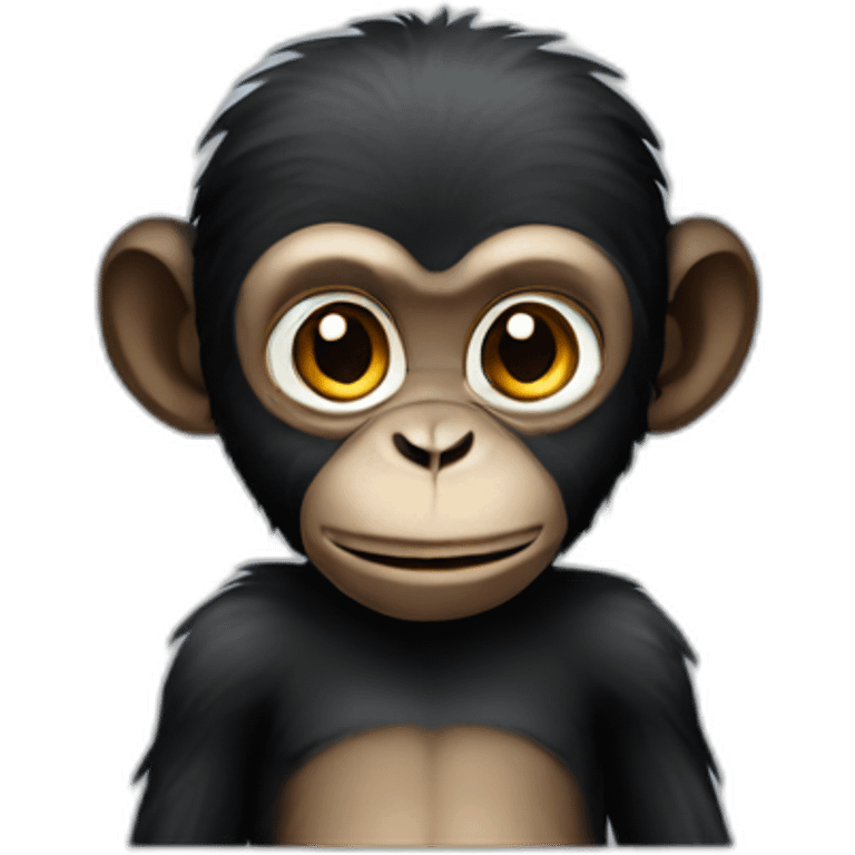 black monkey emoji