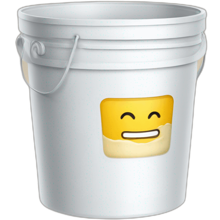 a bucket with mayonnaise emoji