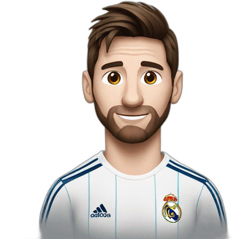 messi in real madrid emoji