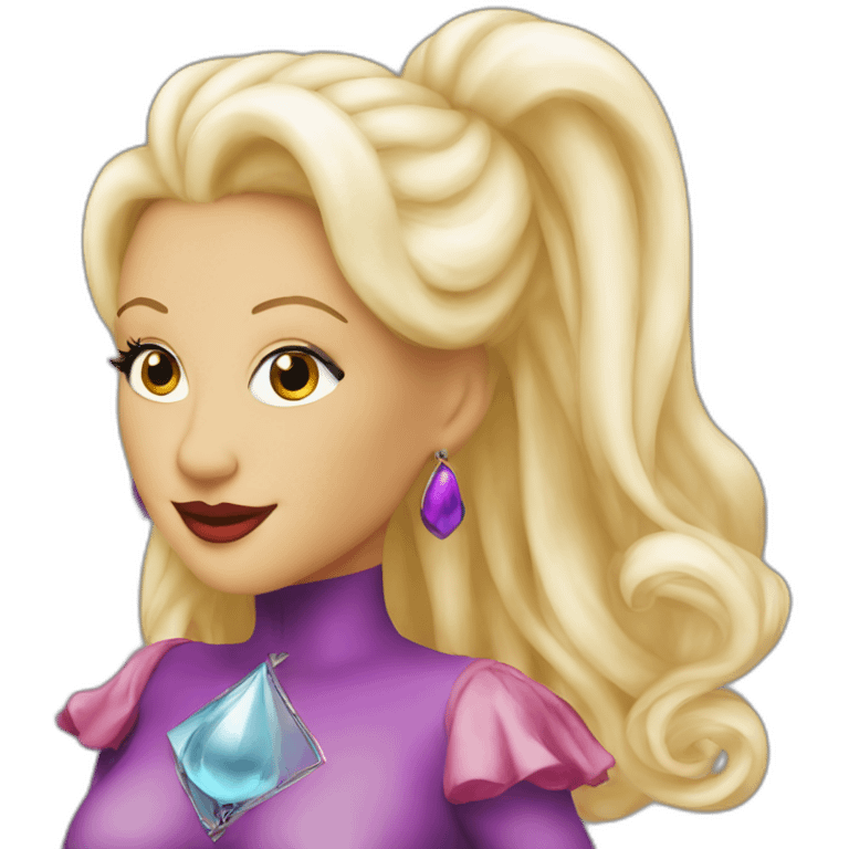 christina aguilera with a genie emoji