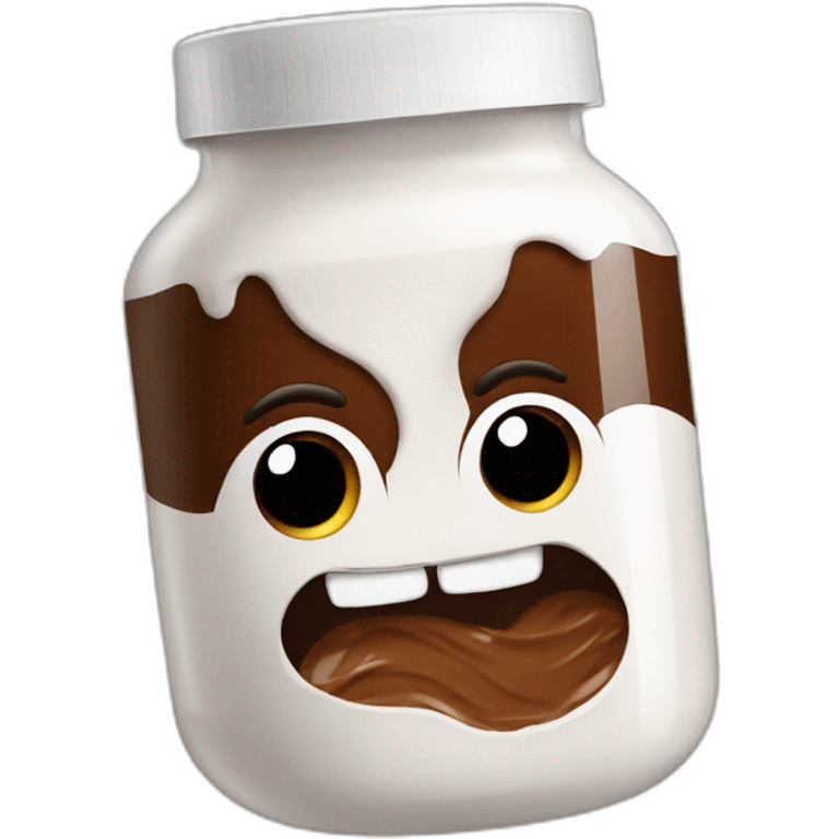 Nutella qui souri emoji