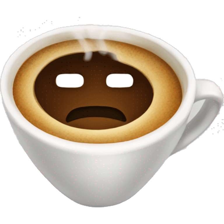 Hot coffee emoji