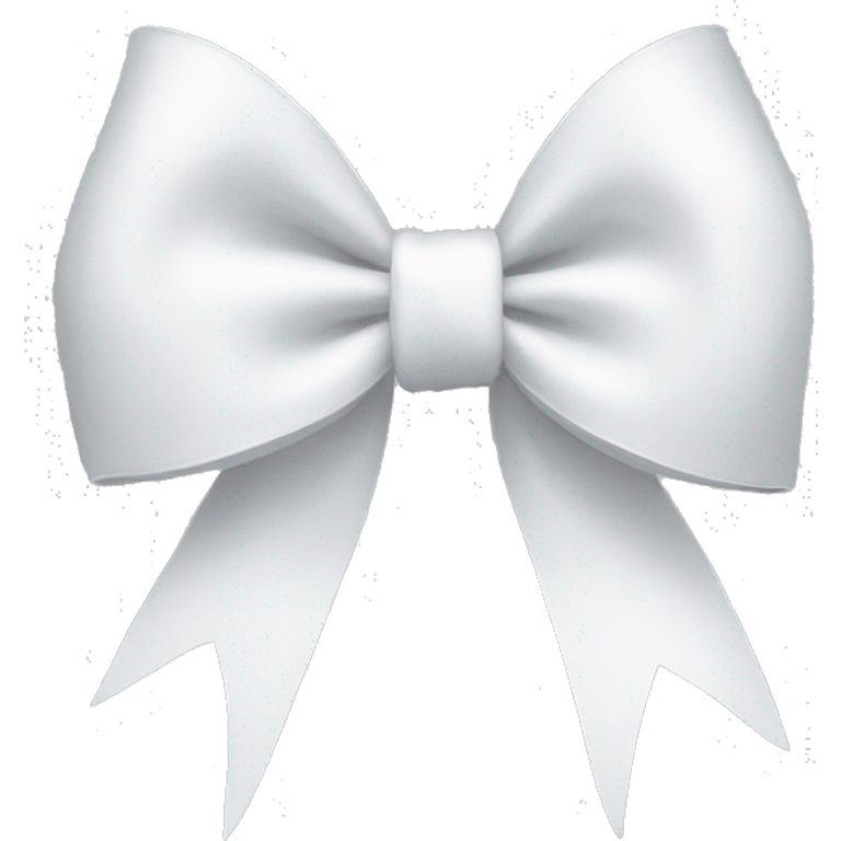 white bow emoji