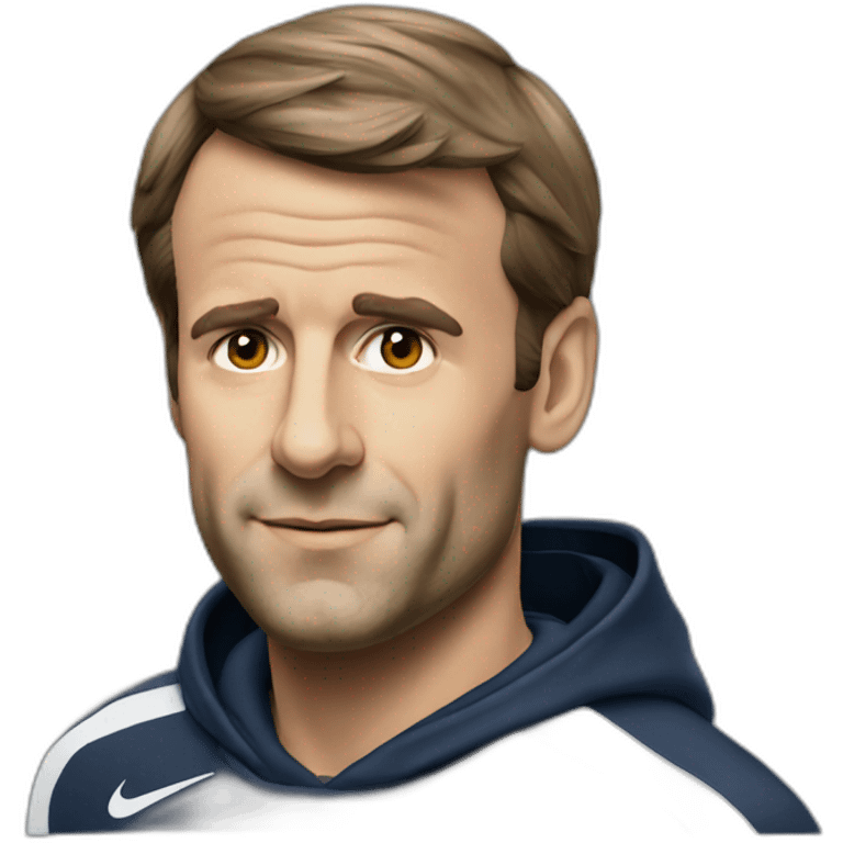 Emanuel macron Nike tech emoji