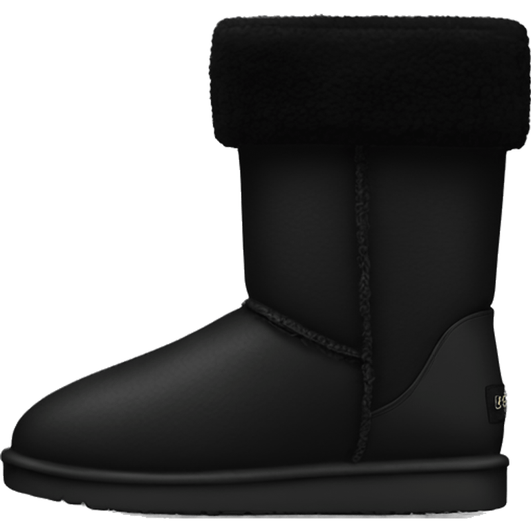 black uggs with black now emoji