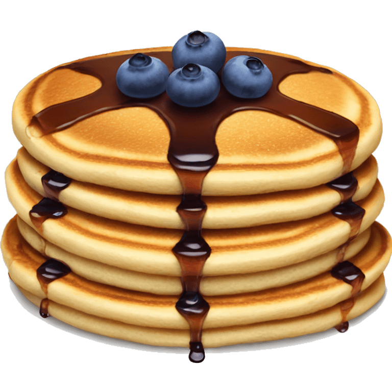 Blueberry pancakes  emoji